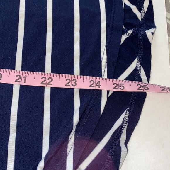 Stem & Vine Striped Tunic with Bell Sleeves M - Picture 9 of 10